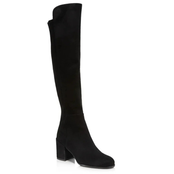 Stuart Weitzman ALLJACK Suede Over The Knee Boot - Picture 1 of 8